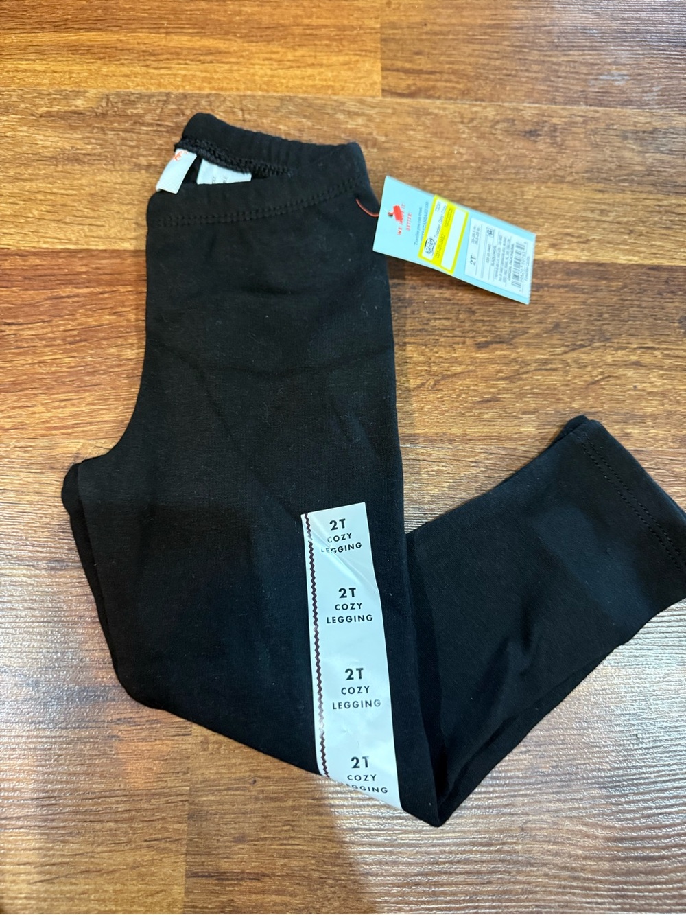 Little Girls Cozy 2T Black Kids Cozy Leggings Cat&Jack NWT